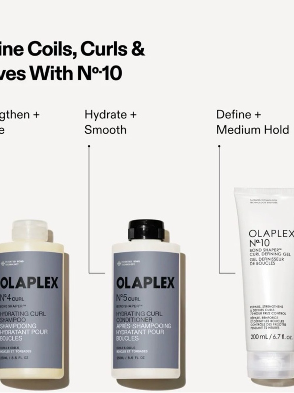OLAPLEX No.10 Bond Shaper Curl Defining Gel — White - Picture 8 of 9